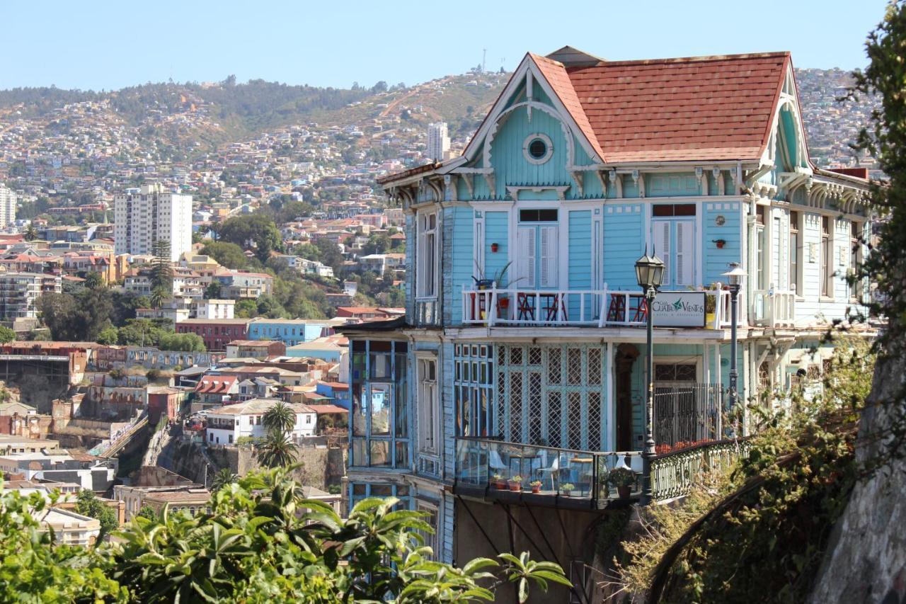 Casa Cuatro Vientos Hotel Valparaiso Luaran gambar