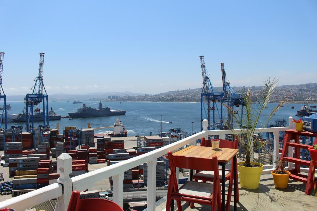 Casa Cuatro Vientos Hotel Valparaiso Luaran gambar